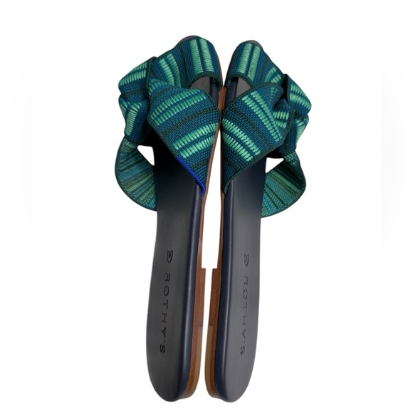 Rothy’s The Knot Sandal In Jungle Stripe Sz 8.5 - Picture 10 of 12